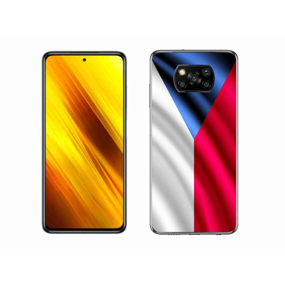 Gél borítás mmCase a Xiaomi Poco X3 Pro számára - cseh zászló
