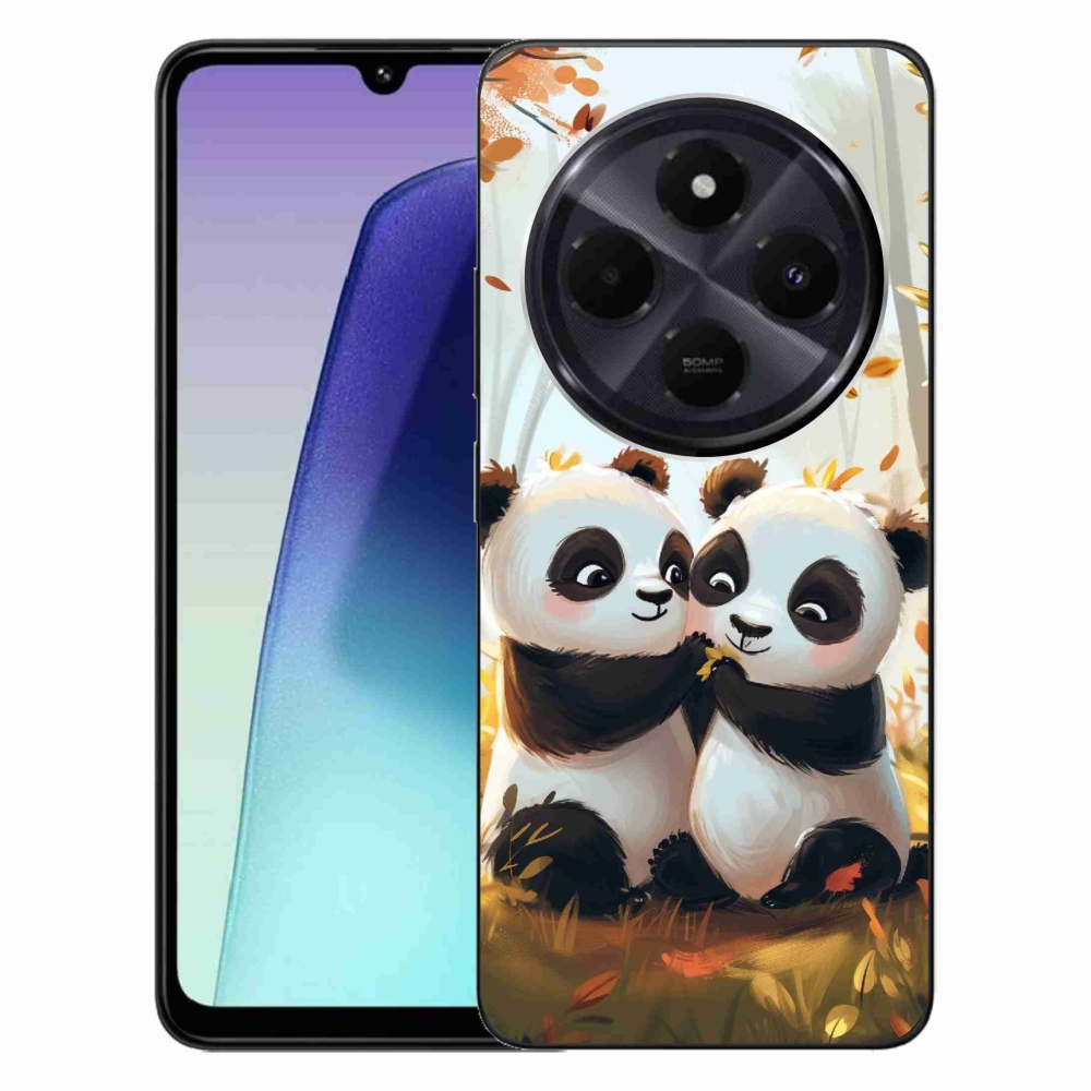 Gél borítás mmCase a Xiaomi Redmi 14C/Poco C75-hez - pandák