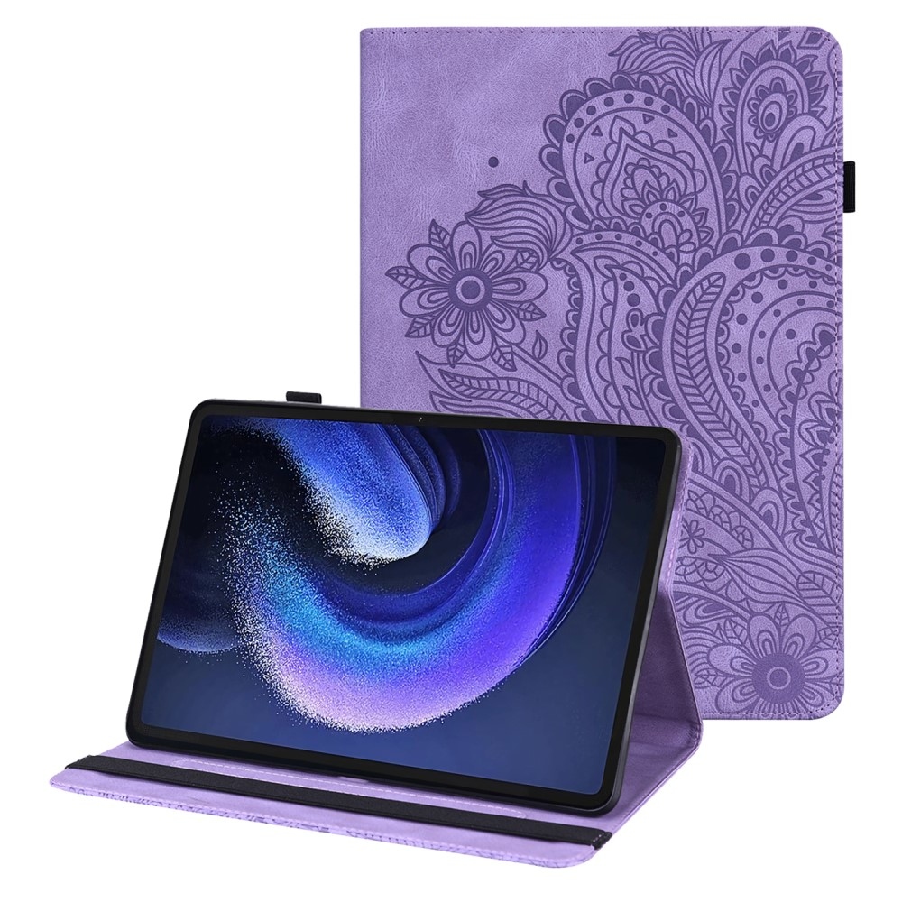 Impresszum záró tok a Xiaomi Pad 6-hoz - lila