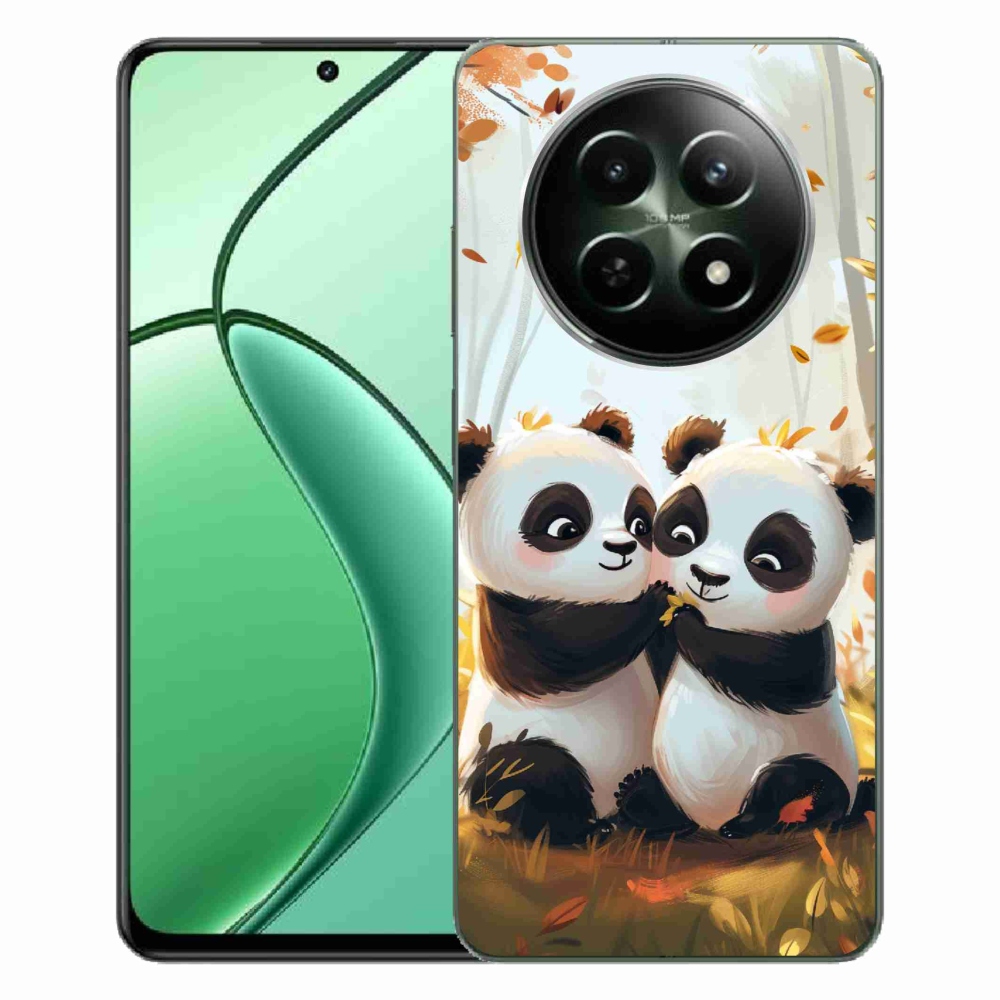 Gél borító mmCase a Realme 12 5G/12x 5G készülékhez - pandák