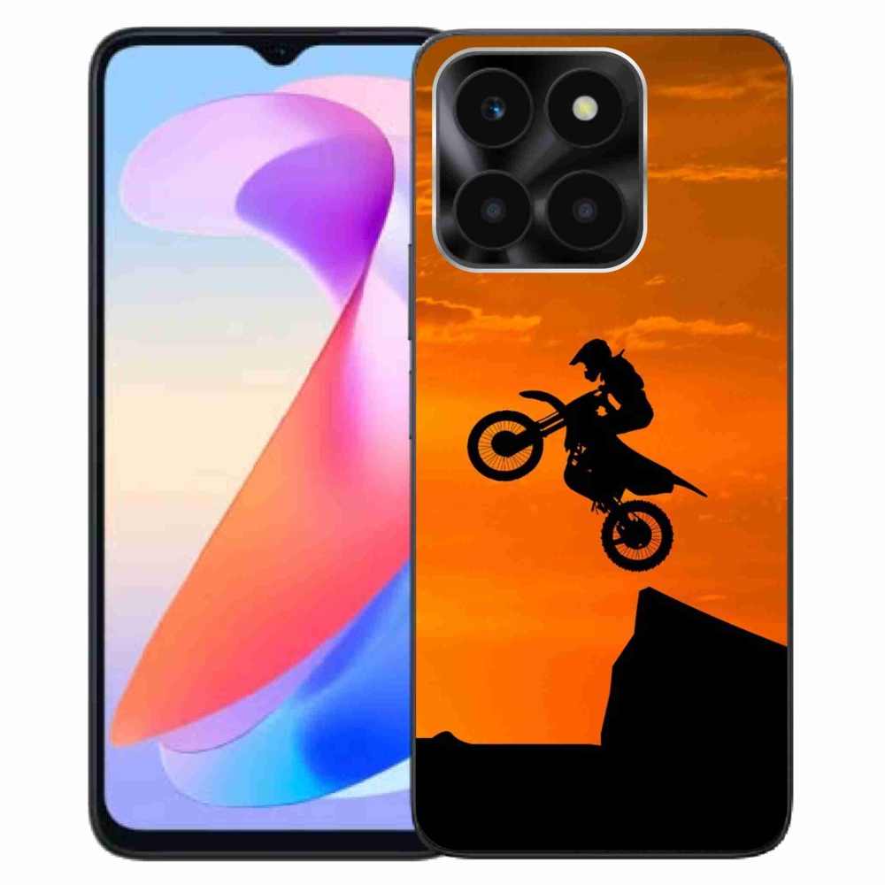 Zselés borítás mmCase a Honor X6a számára - motocross