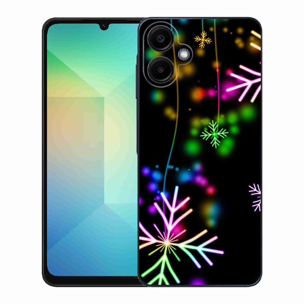 Gél borítás mmCase Samsung Galaxy A06 4G - színes pelyhekkel