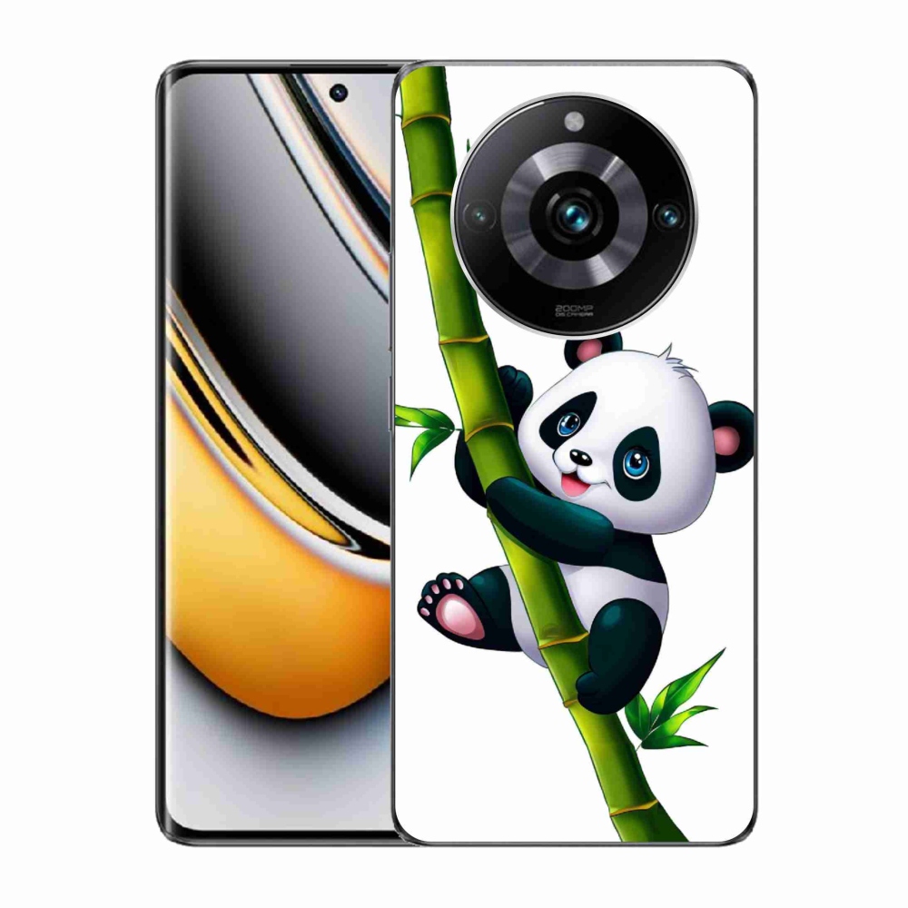 Gél borítás mmCase a Realme 11 Pro/11 Pro+ készülékhez - panda a bambuszon