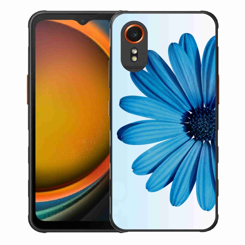 Gél tok mmCase Samsung Galaxy Xcover 7 készülékhez - kék margaréta