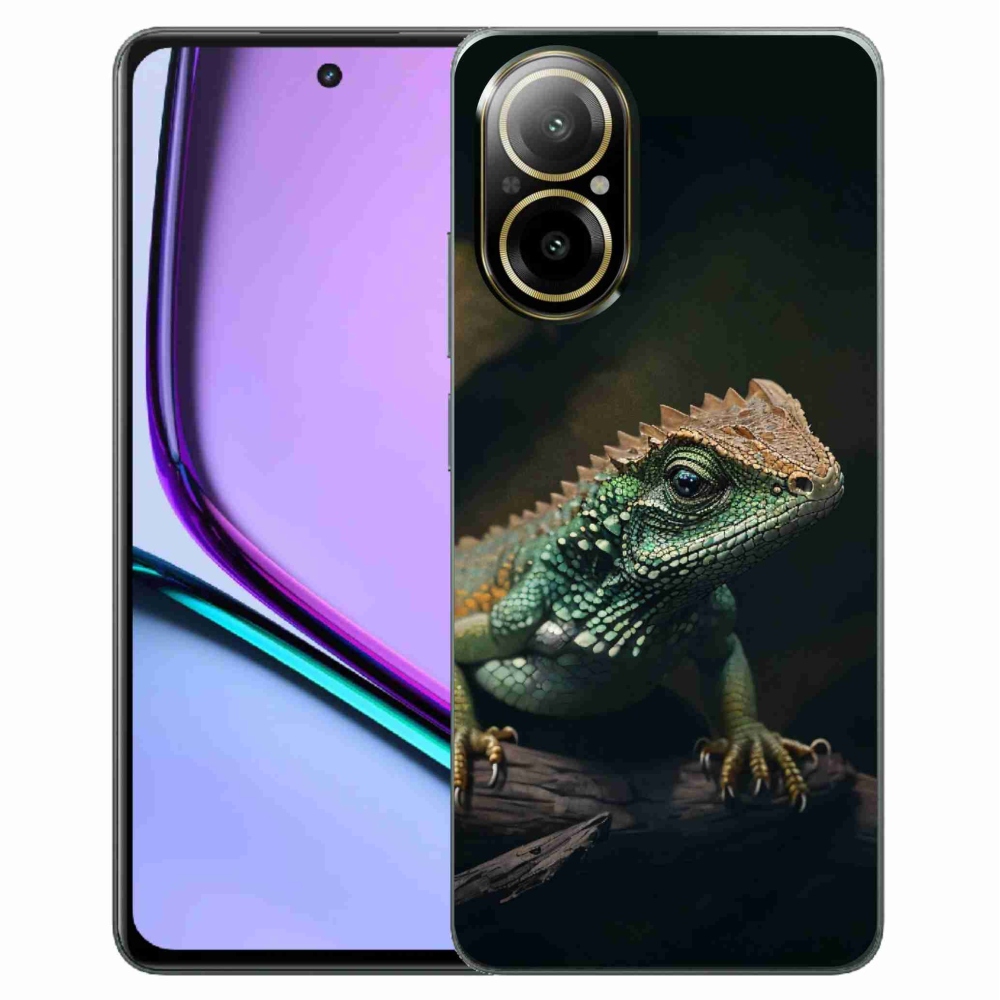 Gél borítás mmCase a Realme C67 készülékhez - gyík
