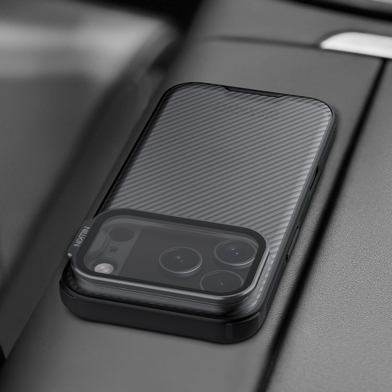 Nillkin CamShield támasz hátsó borító Apple iPhone 17 Pro átlátszó fekete