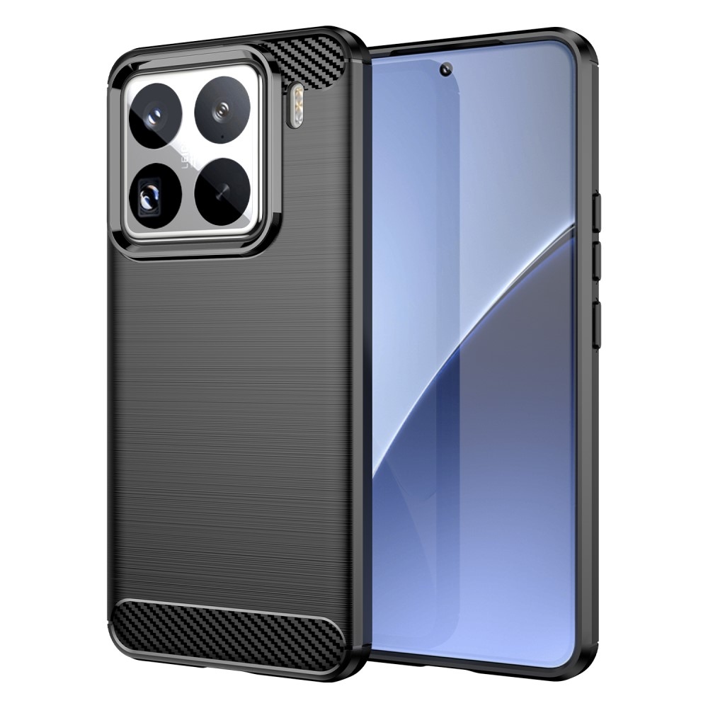 Szénálló zselés tok Xiaomi 15 Pro-hoz - fekete