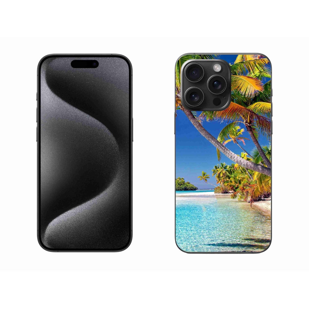 Gél tok mmCase iPhone 15 Pro Max készülékhez - tengerparti tengerpart