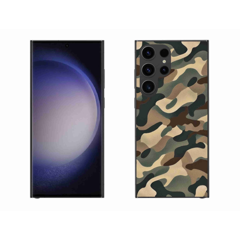 Zselés borítás mmCase Samsung Galaxy S23 Ultra 5G - terepszínű minta 11