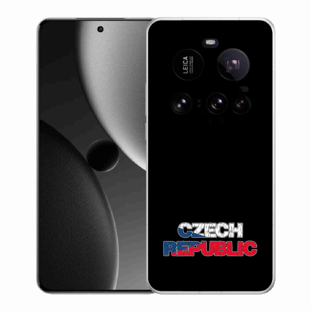 Gél borítás mmCase a Xiaomi 15 Ultra - Csehország fekete háttérrel