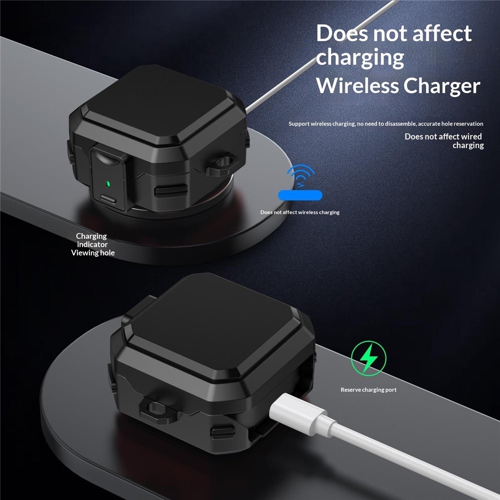 Lock strapabíró tok a Samsung Galaxy Buds4 Pro/Buds4 készülékekhez – fekete