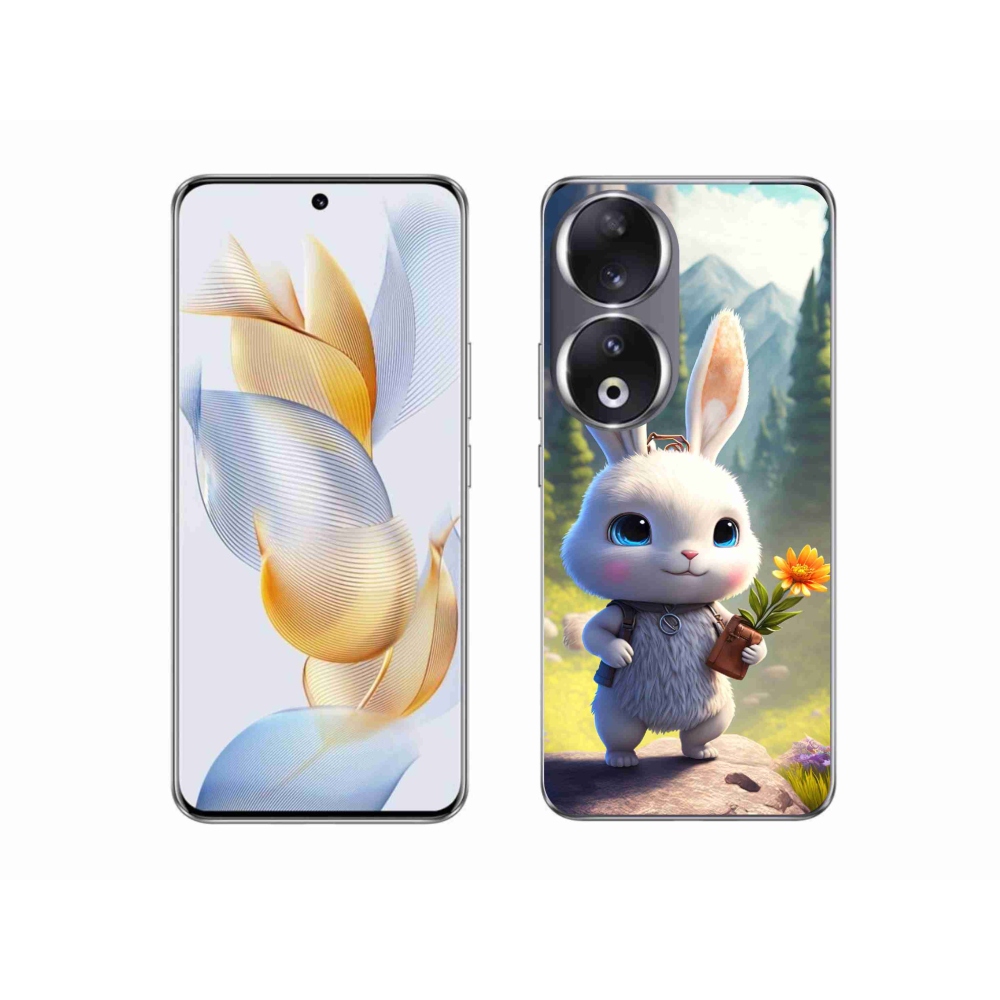 Zselés borítás mmCase a Honor 90 készülékhez - aranyos nyuszi