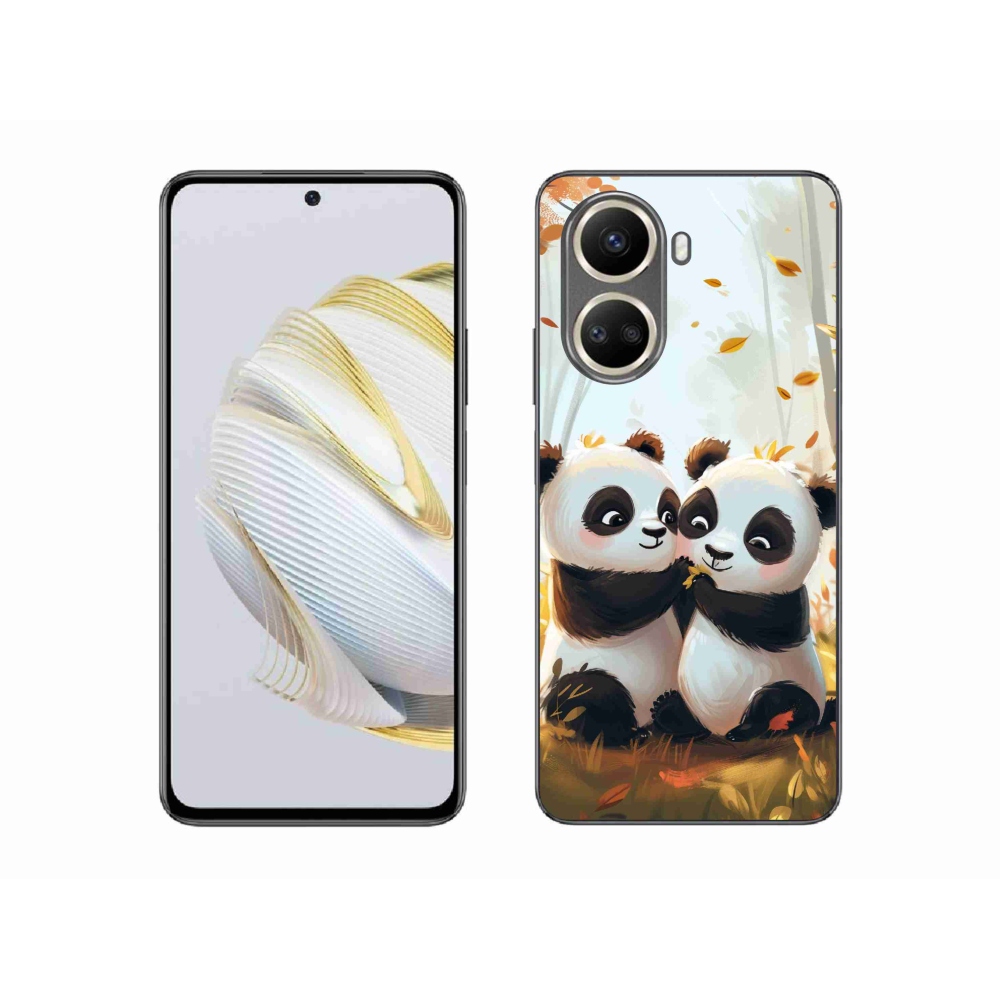 Gél borítás mmCase a Huawei Nova 10 SE számára - pandák