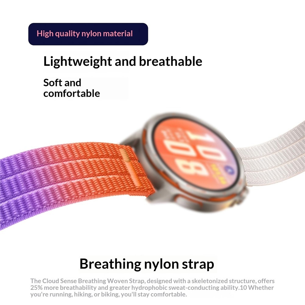 Loop 20 mm-es nylon szíj a Samsung Galaxy Watch7 44 mm/40 mm-es modellhez – E mintázat