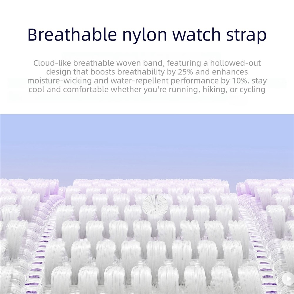 Loop 20 mm-es nylon szíj a Samsung Galaxy Watch7 44 mm/40 mm-es modellhez – F mintázat