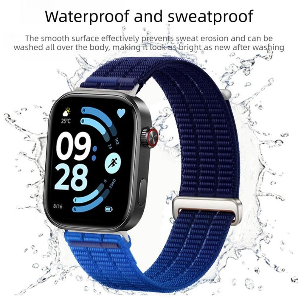 Loop nylon szíj a Xiaomi Smart Band 10 Pro/9 Pro/8 Pro/Redmi Watch 6/5/4 készülékekhez – A mintás