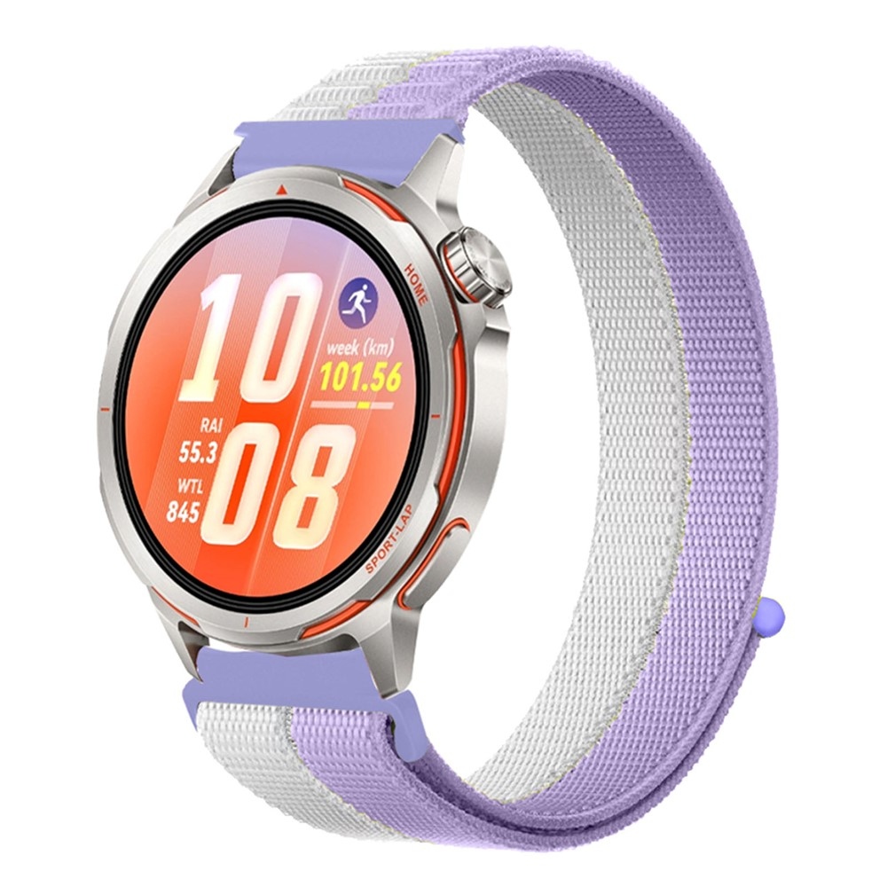 Loops 20 mm-es nylon szíj a Samsung Galaxy Watch7 44 mm/40 mm-es modellhez – lila
