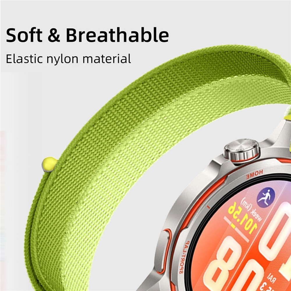 Loops 20 mm-es nylon szíj a Samsung Galaxy Watch7 44 mm/40 mm-es modellhez – lila