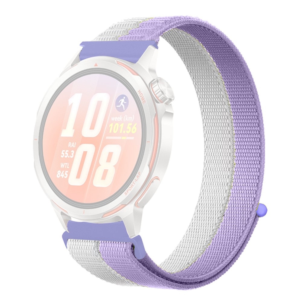 Loops 20 mm-es nylon szíj a Samsung Galaxy Watch7 44 mm/40 mm-es modellhez – lila