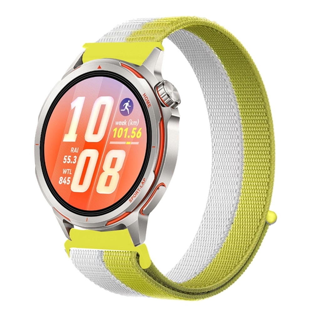 Loops 20 mm-es nejlon szíj a Samsung Galaxy Watch7 44 mm/40 mm-es modellhez – sárga
