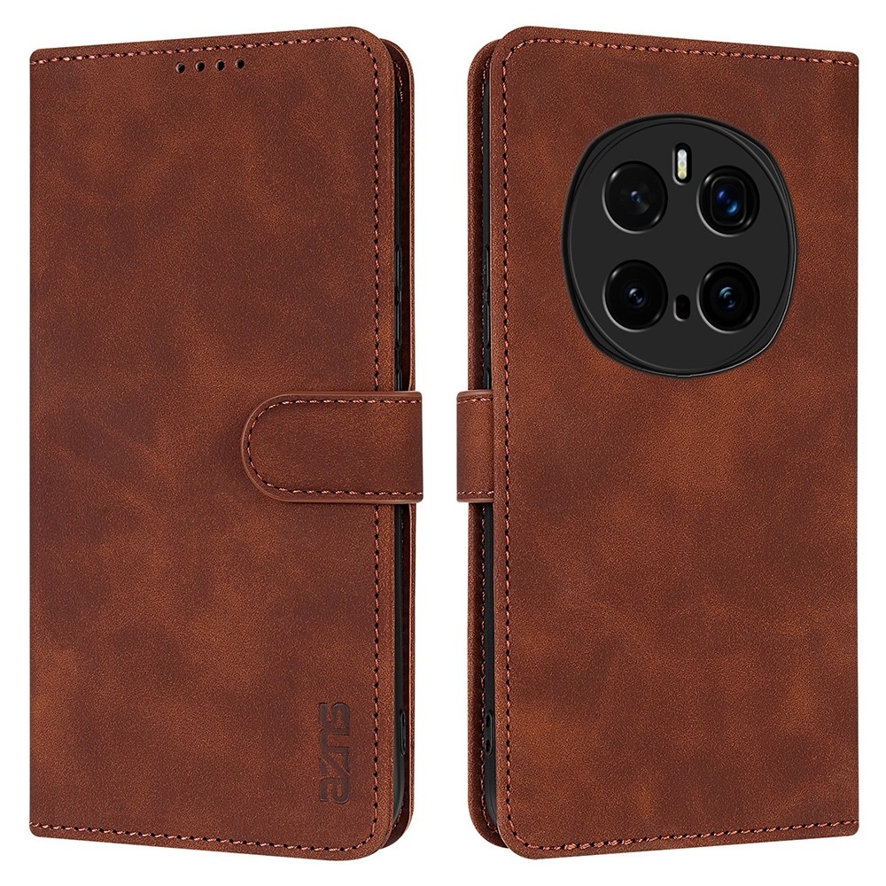 AZNS tok könyv tok Honor Magic 7 Pro 5G - barna színben