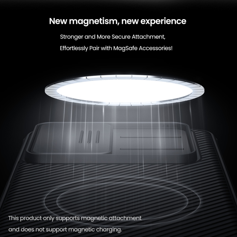 Nillkin CamShield PRO mágneses hátlap Samsung Galaxy A26 5G fekete