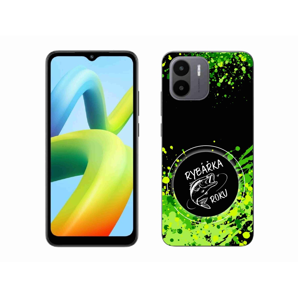 Gél borító mmCase a Xiaomi Redmi A1-en - az év halászának fekete háttere