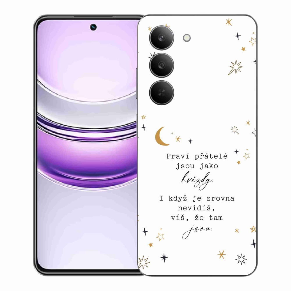 Gél borítás mmCase a Realme 14x 5G - idézet 6 fehér háttérrel