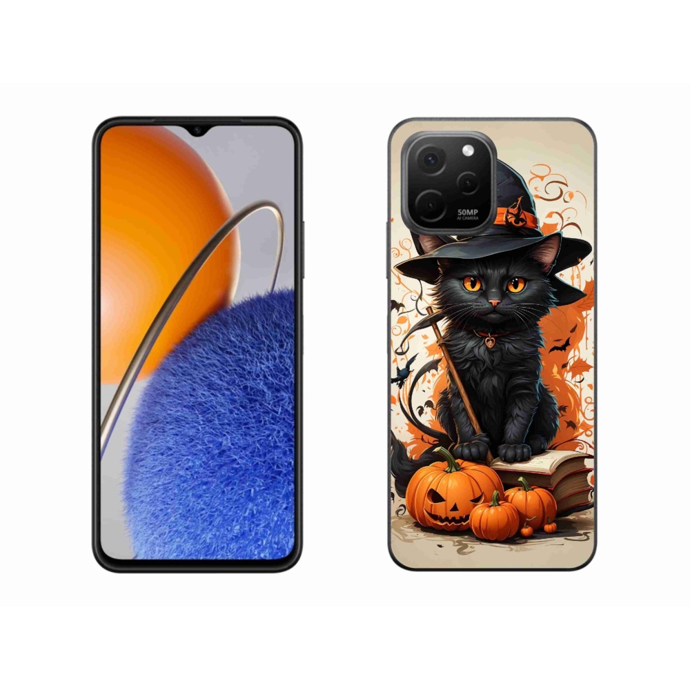 Gél borítás mmCase a Huawei Nova Y61 készülékhez - cat wizard