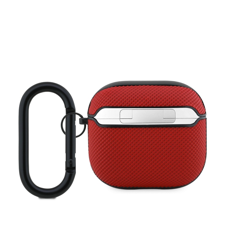 Lacoste Petit Pique Croc Logo Patch tok az AirPods 4 készülékhez Piros