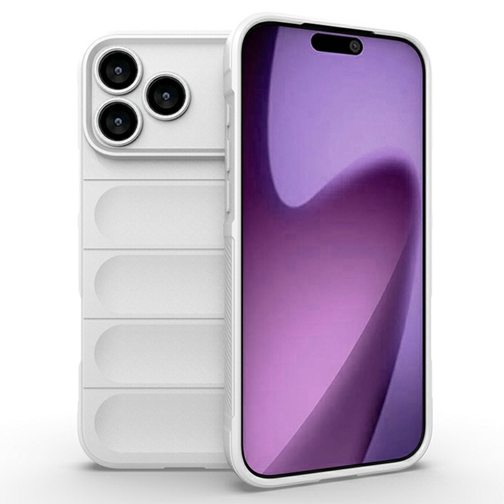 Rugg tartós zselés tok iPhone 17 Pro Max készülékhez - fehér