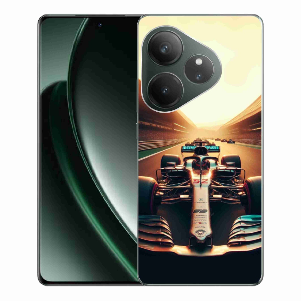 Zselés borítás mmCase a Realme GT 6 5G/GT 6T 5G számára - formula 1
