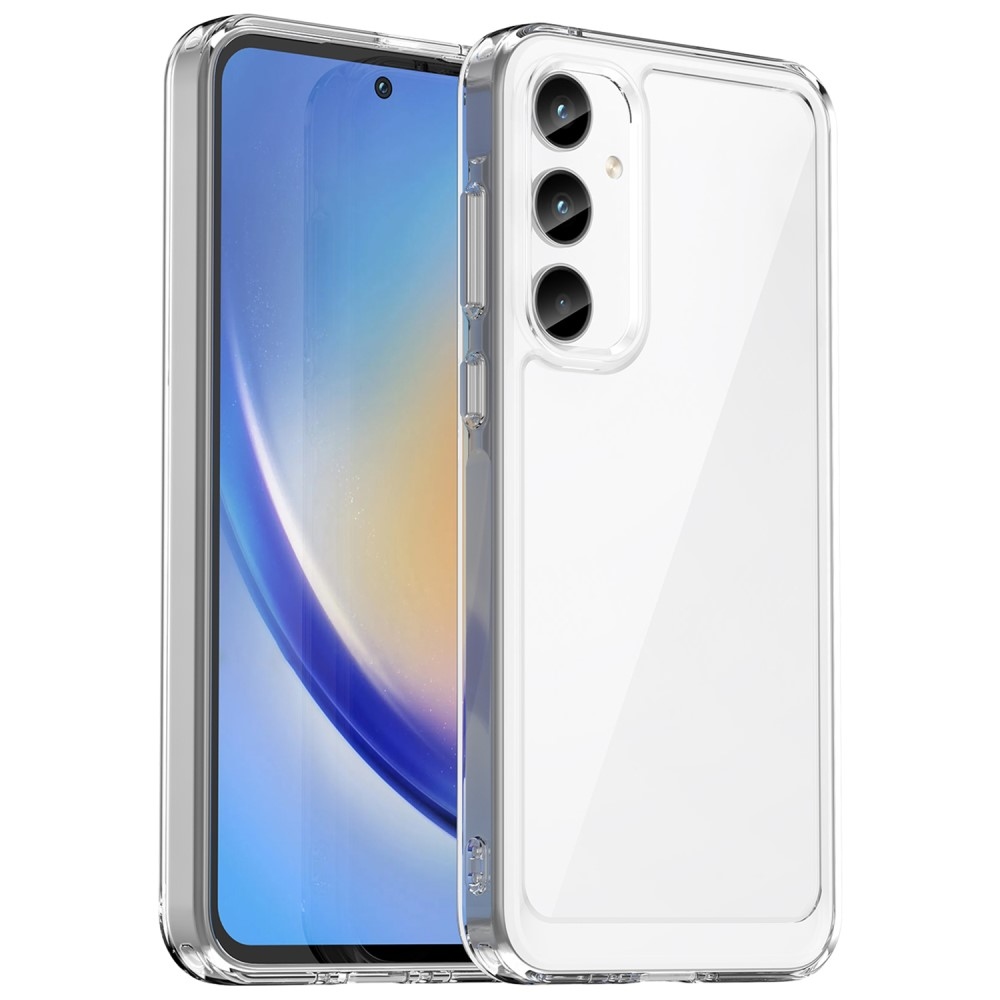 Gél tok rögzített hátlappal Samsung Galaxy A35 5G - átlátszó