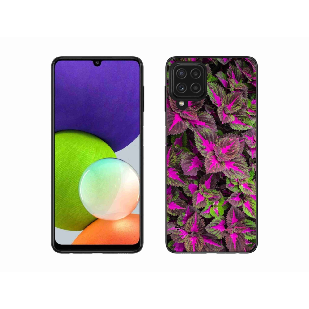 Gél borítás mmCase Samsung Galaxy A22 4G - virágok 10