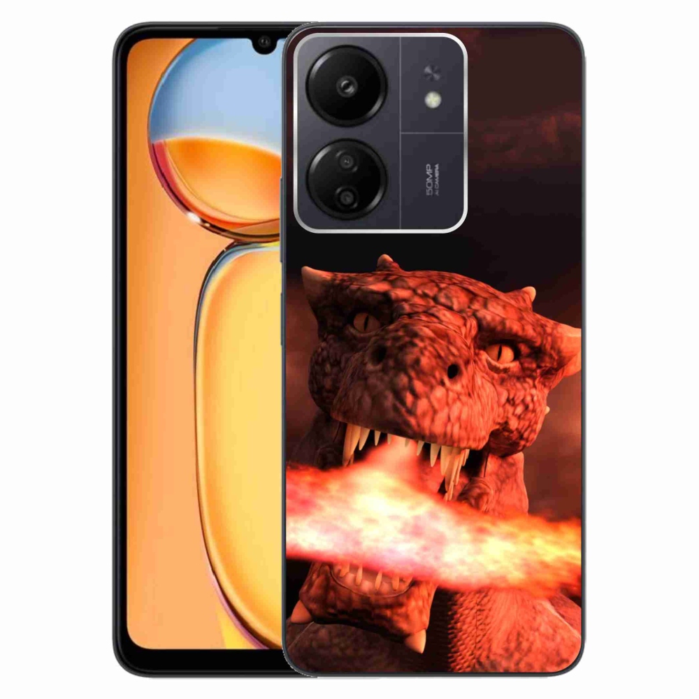 Gél borítás mmCase a Xiaomi Poco C65/Redmi 13C - sárkányhoz