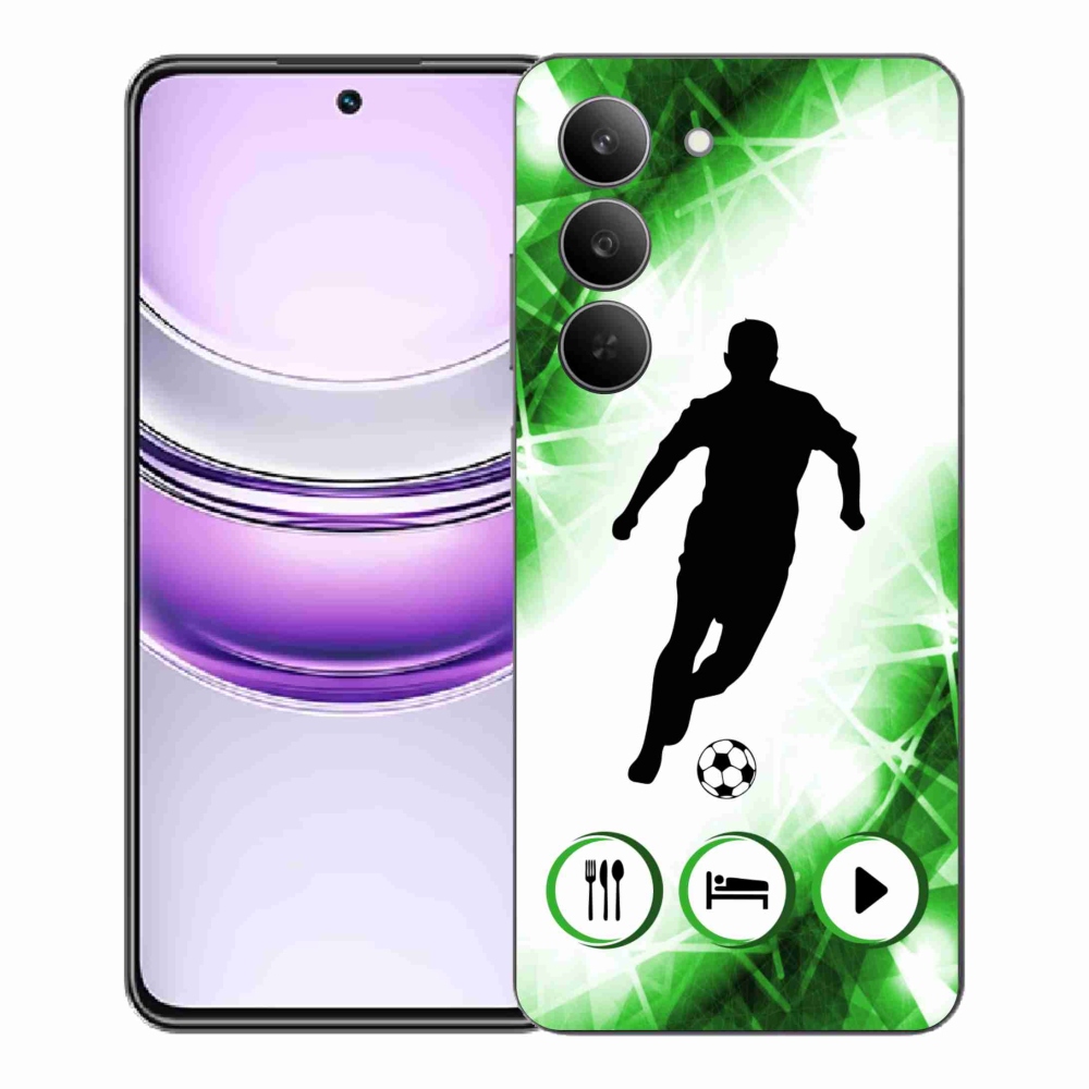 Gél borítás mmCase a Realme 14x 5G számára - focista