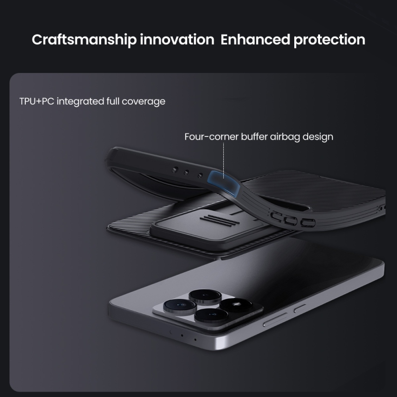 Nillkin CamShield PRO hátlap Xiaomi 14T Fekete