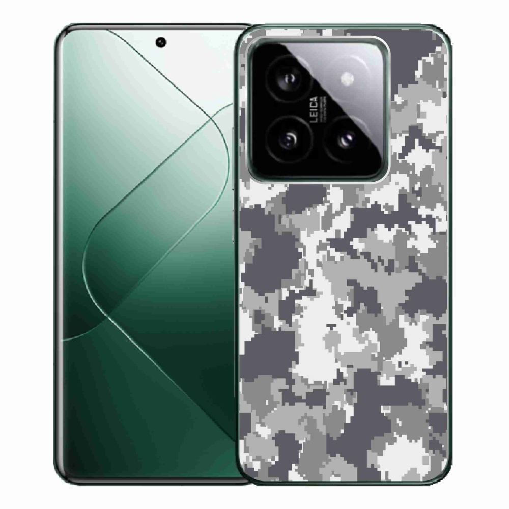 Gél borítás mmCase a Xiaomi 14 Pro-hoz - terepszínű minta 2