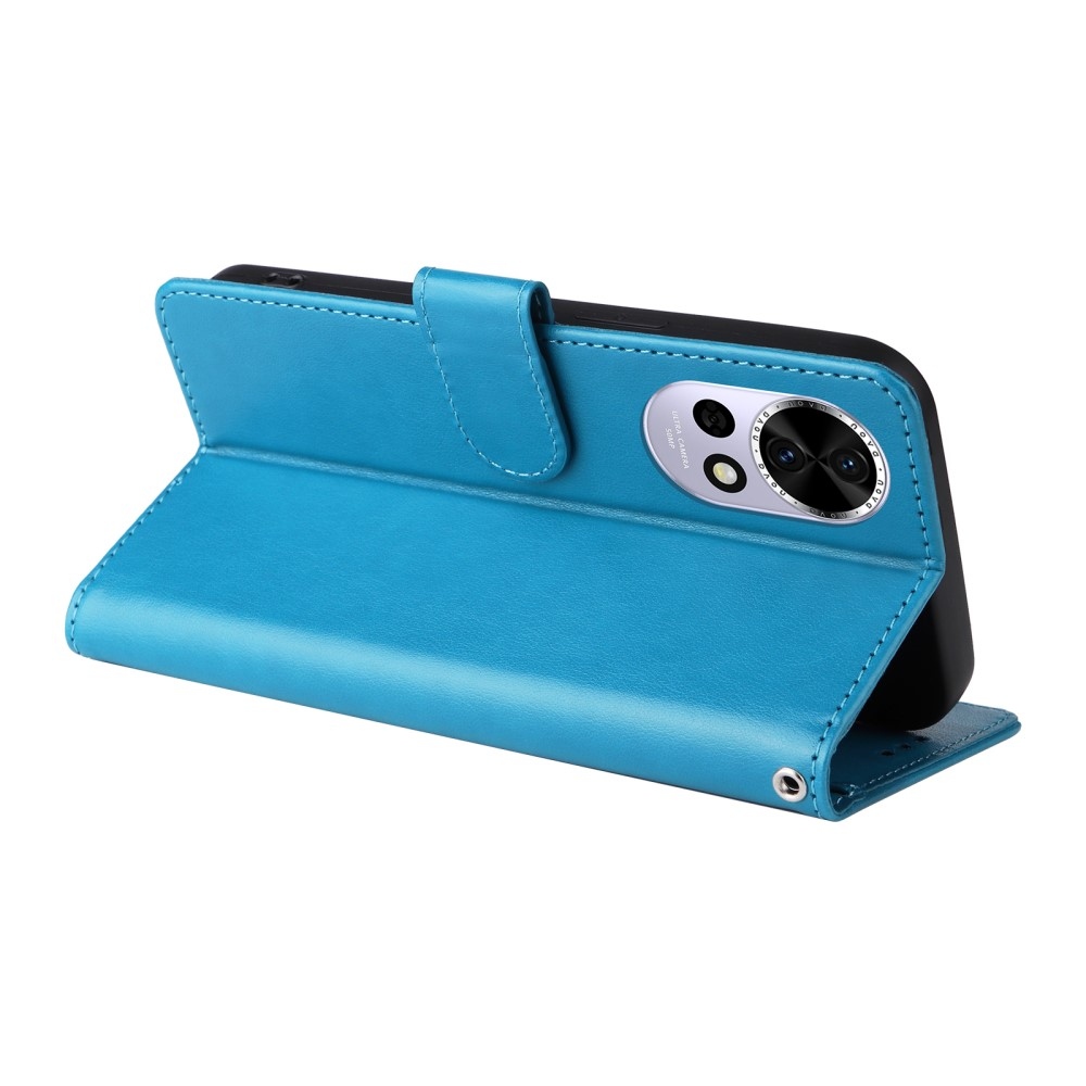 Virágos könyv tok a Huawei Nova 13 5G-hez - kék