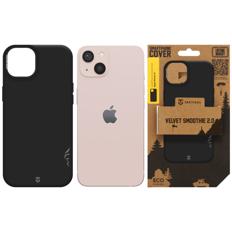Tactical MagForce Velvet Smoothie 2.0 tok az Apple iPhone 13-hoz, Asphalt színben