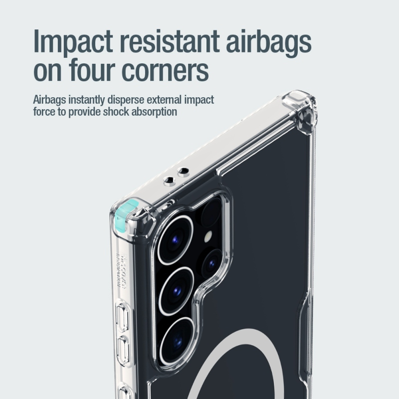 Nillkin Nature TPU PRO mágneses borító Samsung Galaxy S24 Ultra átlátszó