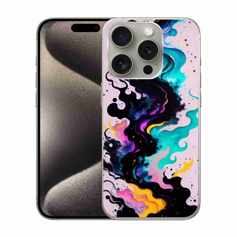 Gél borítás mmCase iPhone 15 Pro készülékhez - absztrakt motívum 4