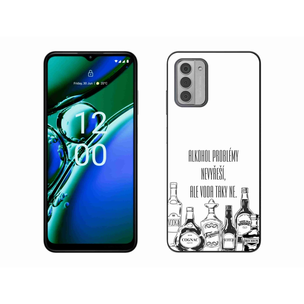 Gél borító mmCase a Nokia G42 készülékhez - vicces szöveg fehér háttérrel