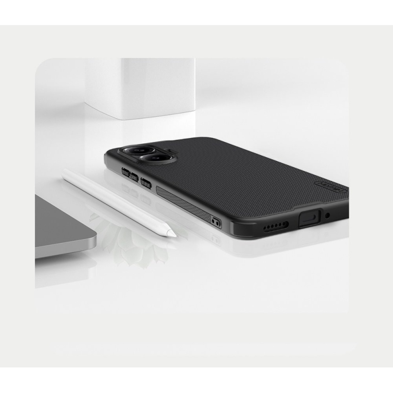 Nillkin Super Frosted PRO hátlap a Poco F7 Fekete modellhez