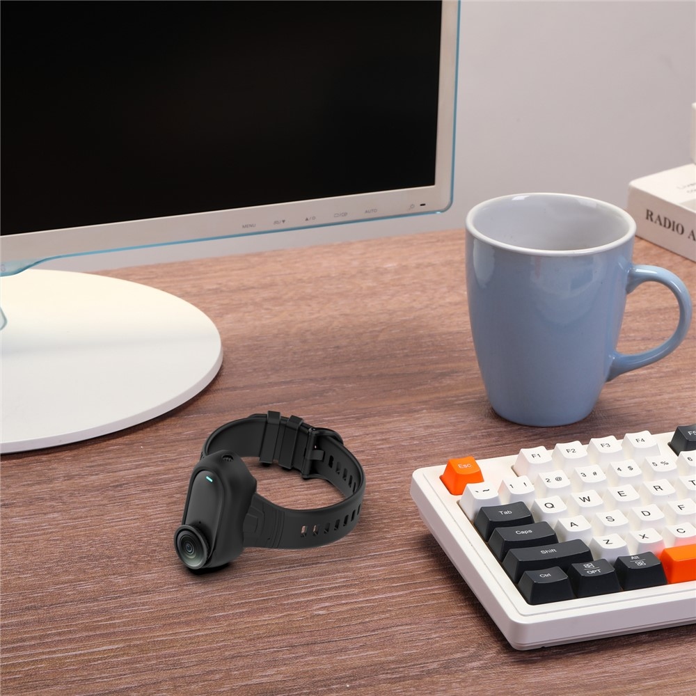 Szilikon keret csuklópánttal Insta360 GO 3 / GO 3S / GO 2 készülékhez - fehér