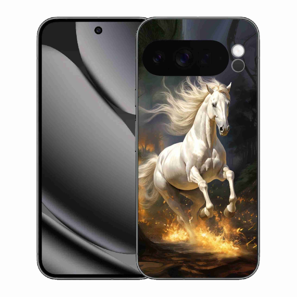 Gél borítás mmCase a Google Pixel 10 Pro XL-hez - Fehér ló 2