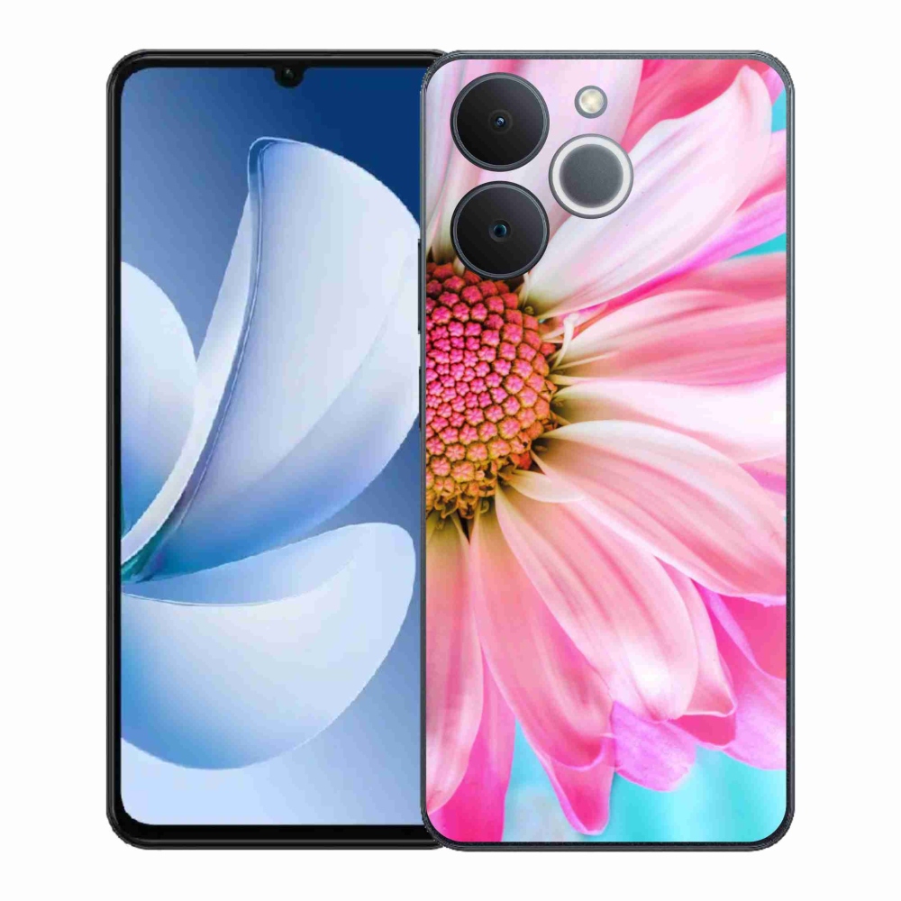 Zselés borító mmCase a Realme Note 70T készülékhez - rózsaszín virág