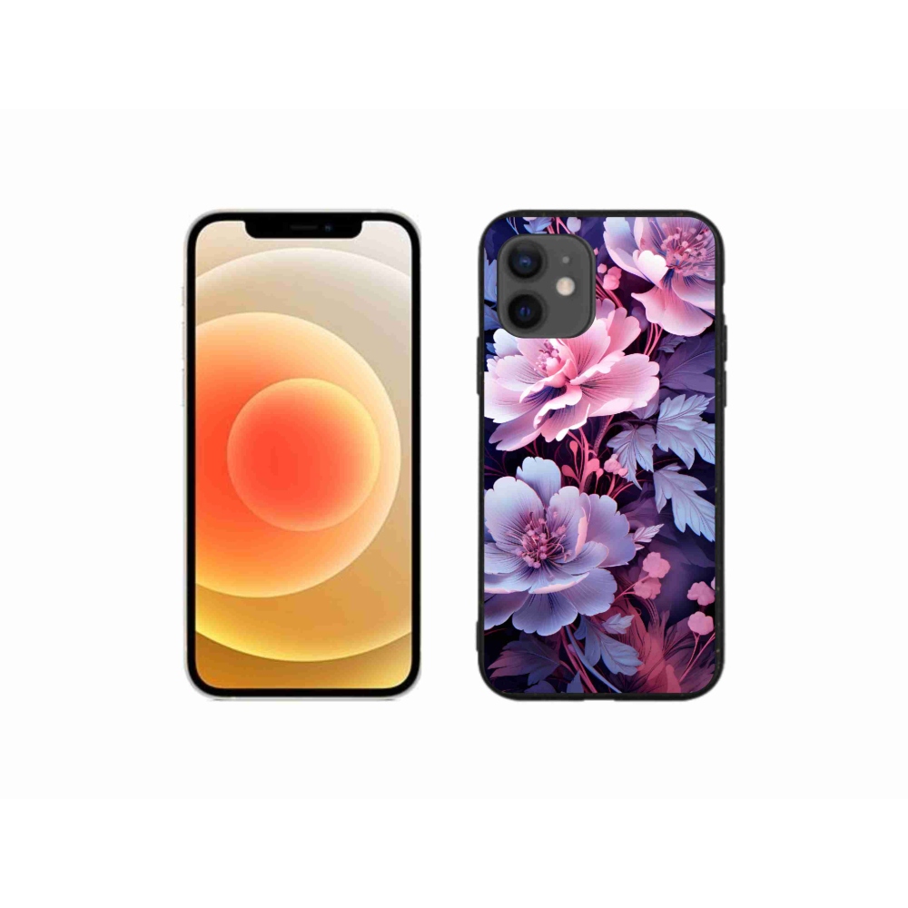 Gél borítás mmCase iPhone 12 mini készülékhez - virágok 11