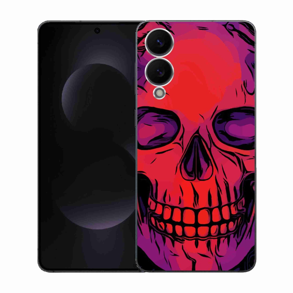 Zselés borítás mmCase Samsung Galaxy S25 Edge készülékhez - koponya