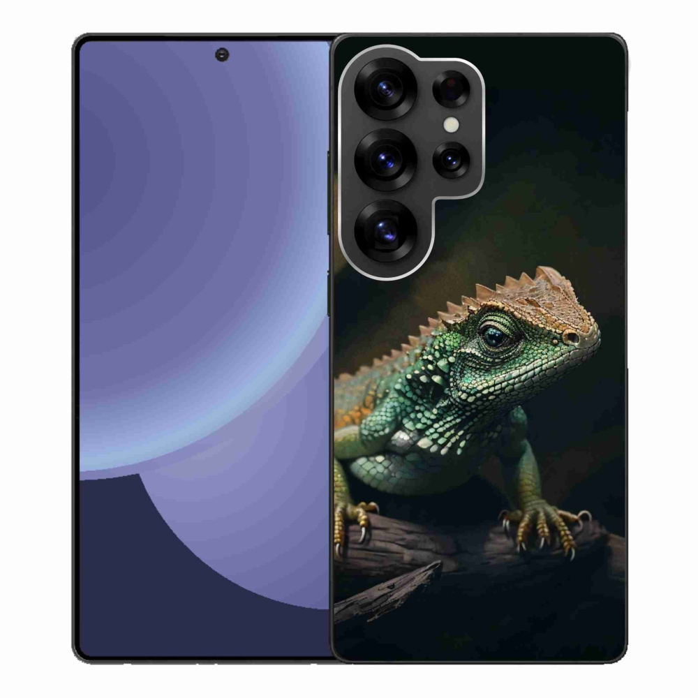 Gél borítás mmCase Samsung Galaxy S25 Ultra készülékhez - gyík